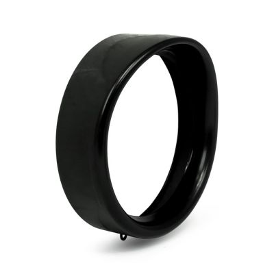 901539 - MCS Recessed trim ring with visor. 7" headlamp. Black