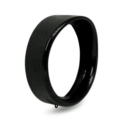 901548 - MCS Recessed trim ring with visor. 7" headlamp. Gloss black