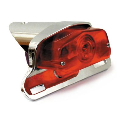 901851 - MCS Lucas taillight assembly. With bracket. Chrome