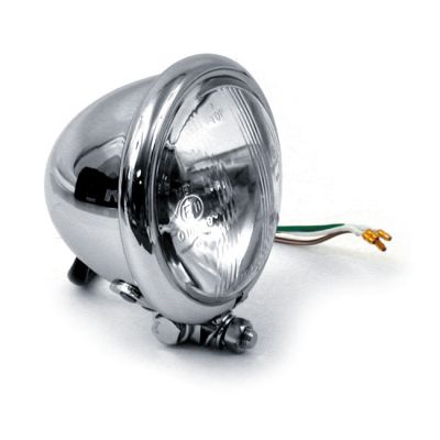 901886 - MCS Bates style 4-1/2" 35/35W headlamp. Chrome