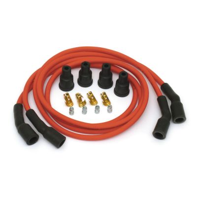 902553 - Dynatek, 7mm spark plug wire set. Red