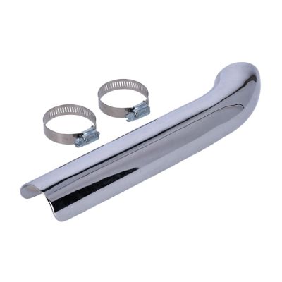 902658 - Paughco, heatshield front. Chrome