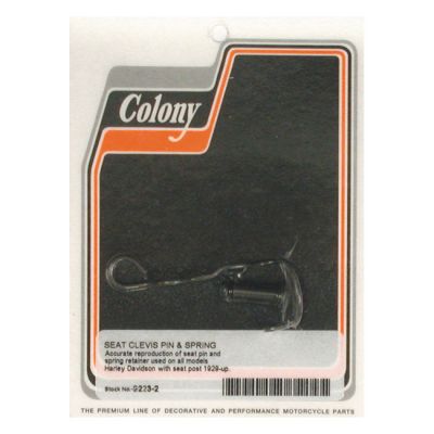 903345 - COLONY SEAT CLEVIS PIN AND SPRING