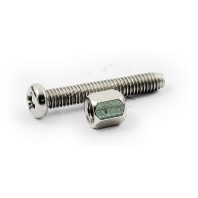 903415 - MCS Trim ring screw kit, for Bates style headlamps. Chrome