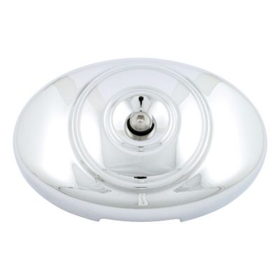 903976 - MCS Oval OEM style air cleaner cover Twin Cam. Chrome