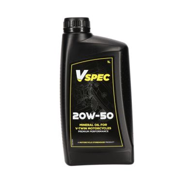 904502 - Vspec, 20W50 (mineral) motor oil. 1 liter bottle.