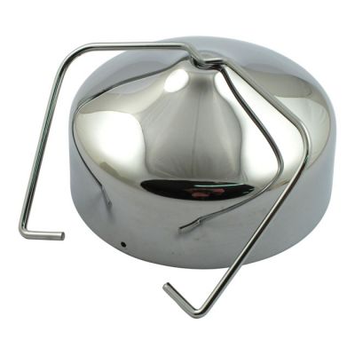 904585 - MCS Early style distributor cover for OHV Big Twin. Chrome
