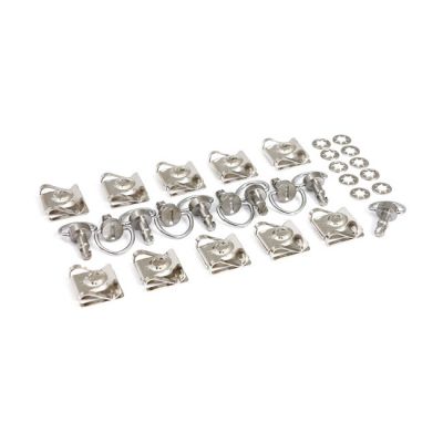 904738 - MCS M6 Quick-lock fastener set silver