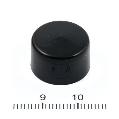 905123 - MCS Smoothtopps push-on bolt covers 1/2" hex bolts/nuts. Black
