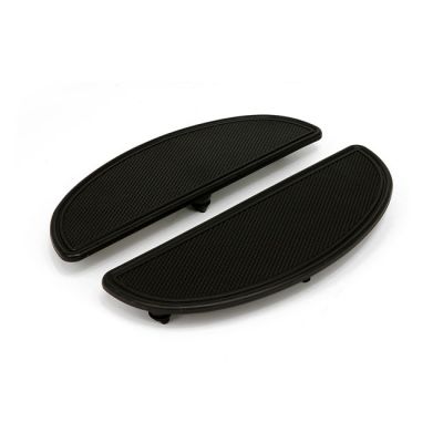 905238 - MCS Oval floorboard pads. Knurled/Ribbed. Black