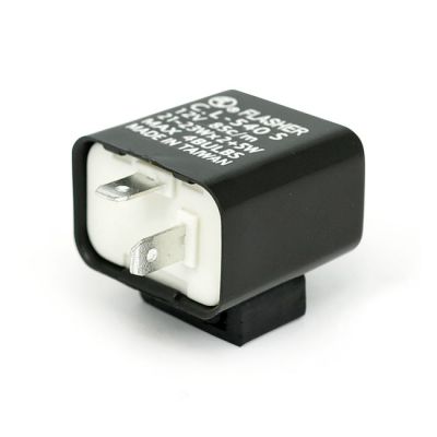 905468 - MCS 2 pin turn signal flasher rectangular, 12V