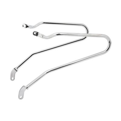 905743 - Motone, Triumph saddlebag support. Polished stainless