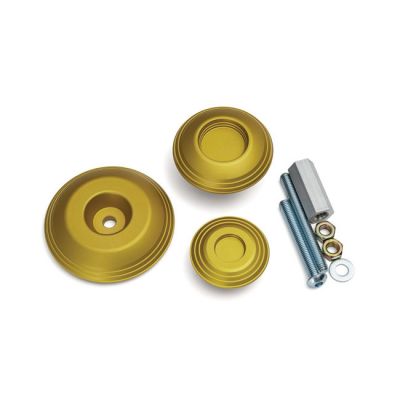 906369 - Küryakyn Kuryakyn, Lodestar rear axle sliders. Gold