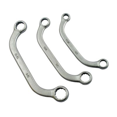 907375 - MCS Curved box end wrench set. 3-piece
