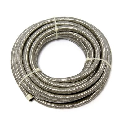907720 - MCS Braided hose 5/16" (8mm). Stainless clear