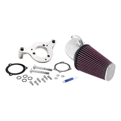 909623 - K&N, AirCharger performance air cleaner kit. Polished