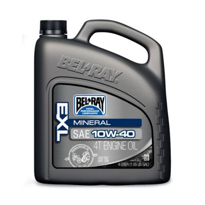 912050 - Bel-Ray EXL mineral 4T engine oil 10W-40. 4L