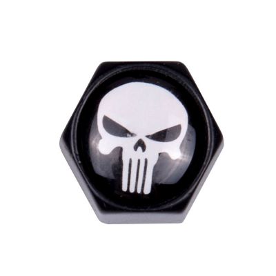 913315 - Trik Topz, Block Skull license plate mounts. Black