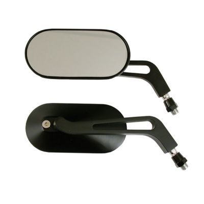 913601 - MCS Oval mirror set aluminum black