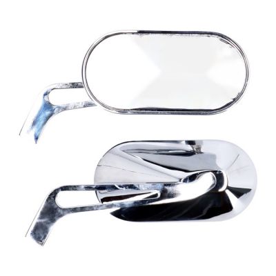 913602 - MCS Oval mirror set aluminum chrome