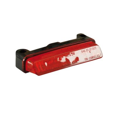 913660 - MCS Donovan, mini LED taillight. Black. Red lens