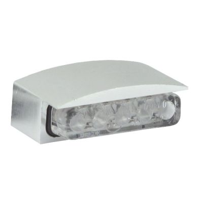 913685 - MCS Mini LED license plate light, silver housing