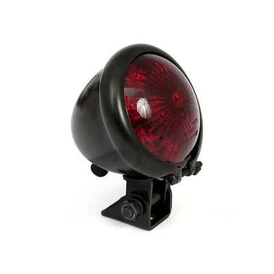 913872 - MCS Bates style LED taillight. Black. Red lens