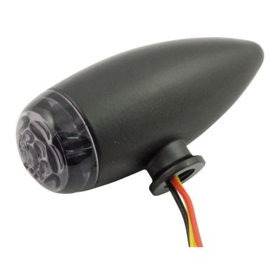 913948 - MCS Micro Bullet LED taillight set. Black. Smoke lens