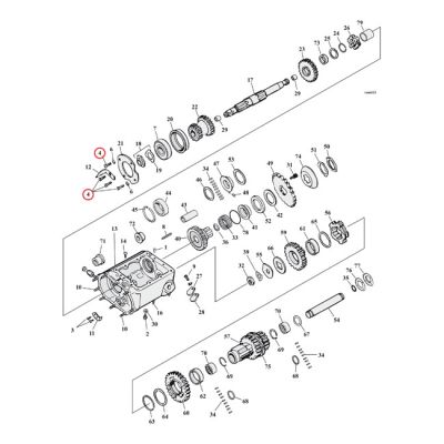 914210 - GARDNER-WESTCOTT Screw, for retaining plate transmission mainshaf