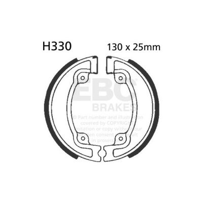 914930 - EBC plain brake shoes