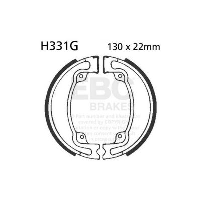 914937 - EBC grooved brake shoes