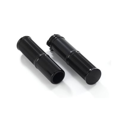 914948 - Kustom Tech, FL handlebar grip set. Black anodized