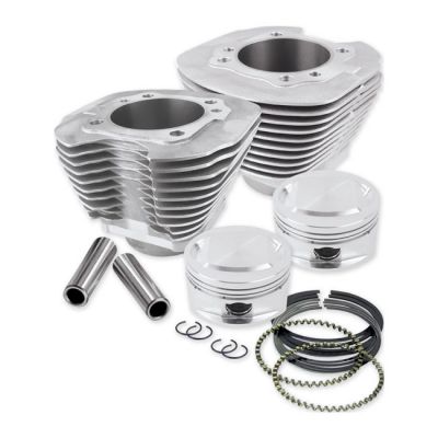 915230 - S&S, 95" big bore cylinder & piston kit. Silver