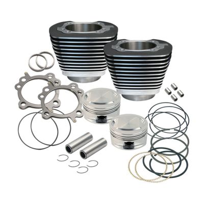 915231 - S&S, 95" big bore cylinder & piston kit. Black