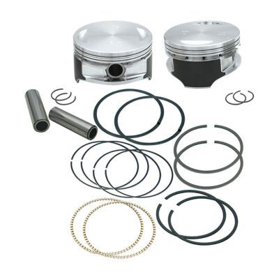 915242 - S&S, Twin Cam 106" big bore piston kit. +.005"