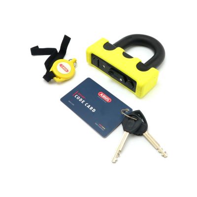 917707 - Abus, Granit Power XS 67 padlock. Yellow. Blister pack