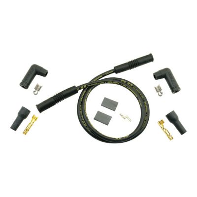 920273 - Accel, universal 8.8mm spark plug wire set. Black