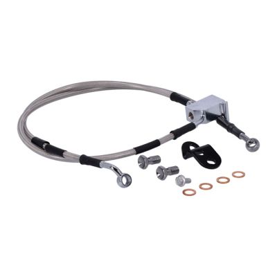 920578 - Goodridge brake line rear, stainless clear coated