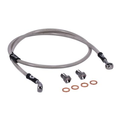 920612 - Goodridge brake line front, stainless clear coated