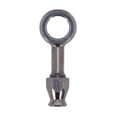 920812 - Goodridge, 12mm banjo fitting straight. Stainless