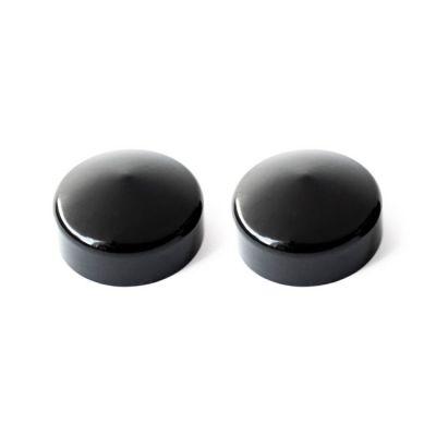 921655 - Killer Custom, fork tube cap bolt covers. Gloss black