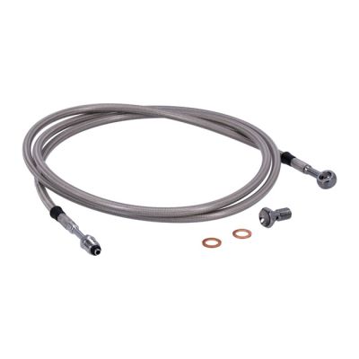 921925 - Goodridge hydraulic clutch line kit 71", clear coated