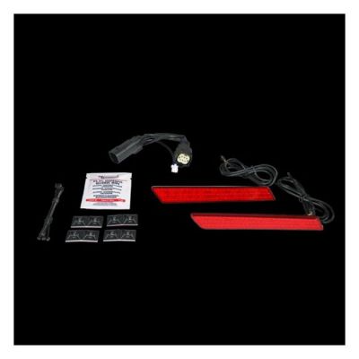 922662 - Custom Dynamics saddlebag Latch LED lightz, red lens