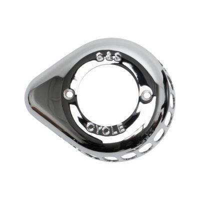 923191 - S&S, Air Stinger Teardrop cover only. Chrome