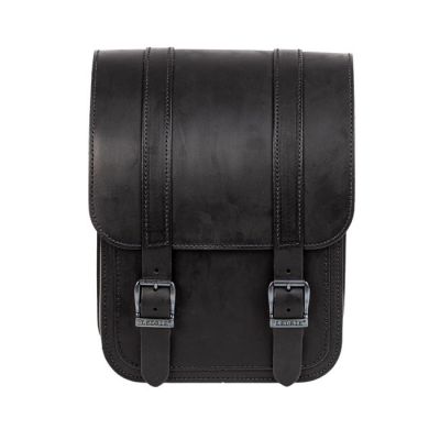 923325 - Ledrie, full leather swing arm bag left, 9 liter. Black