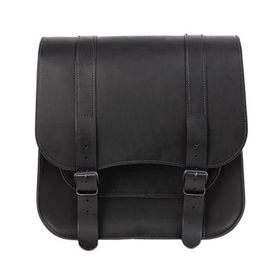 923341 - Ledrie, single leather saddlebag 