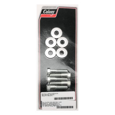 923345 - Colony, wheel pulley bolt & washer kit. Zinc plated