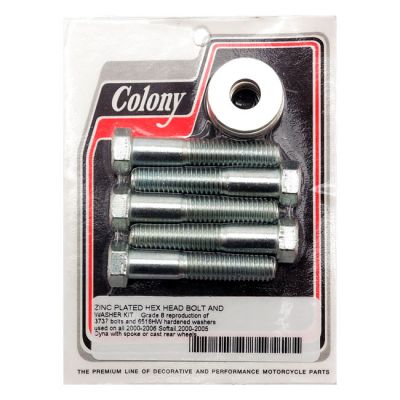 923346 - Colony, head bolt & washer kit. Zinc plated