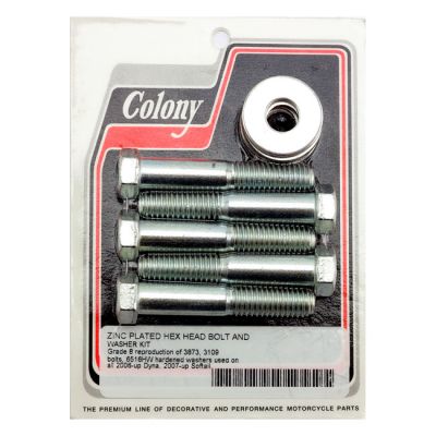923347 - Colony, wheel pulley bolt & washer kit. Zinc plated