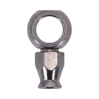 923801 - Goodridge, 7/16" (11mm) banjo fitting short neck. Stainless